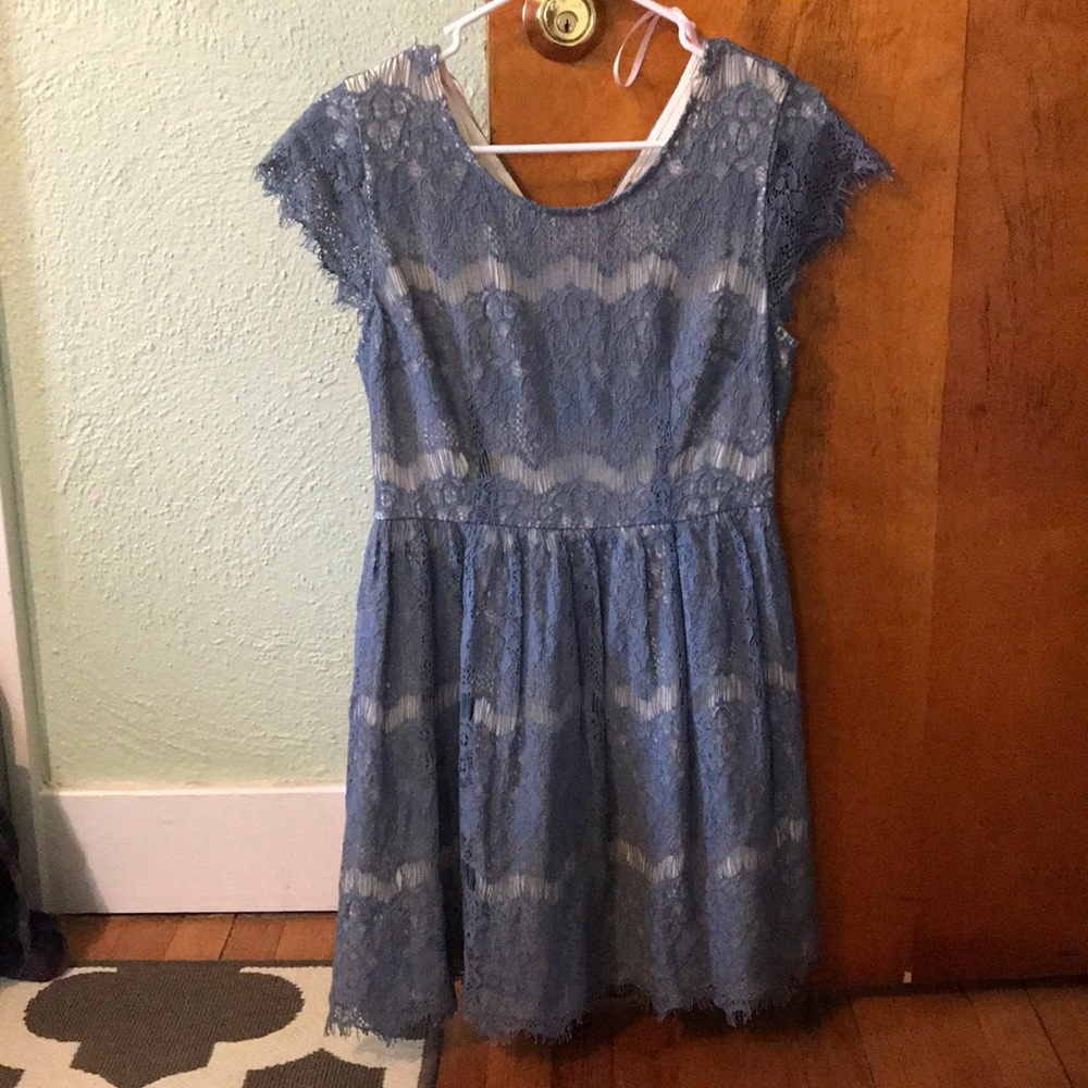 Blue dress